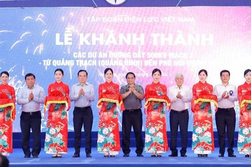 Khánh thành Dự án đường dây 500kV mạch 3 Quảng Trạch - Phố Nối