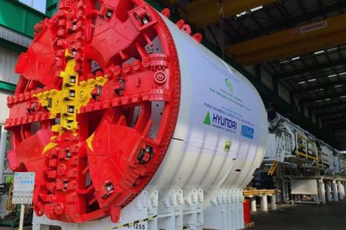 Robot đã đào ngầm hơn 120m metro Nhổn - ga Hà Nội