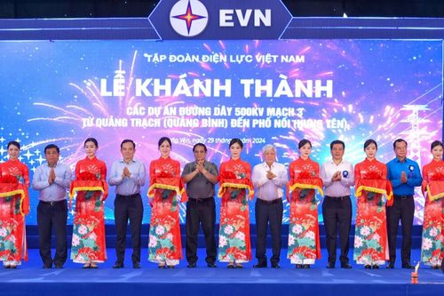 Thủ tướng Phạm Minh Chính dự lễ khánh thành đường dây 500kV mạch 3