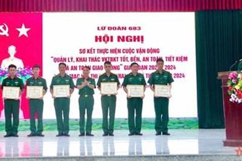 Lữ đoàn 683 sơ kết Cuộc vận động 50 giai đoạn 2020-2024
