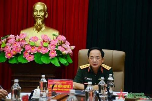 Thượng tướng Trịnh Văn Quyết chủ trì Hội nghị Ban Chủ nhiệm Tổng cục Chính trị