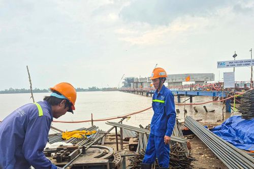Cầu Đại Ngãi 2 sẽ thi công lắp dầm vào tháng 11-2024