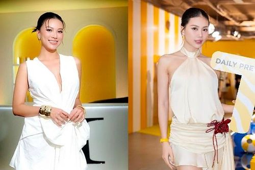 Hoa hậu Bùi Quỳnh Hoa đọ sắc Kim Duyên ở sự kiện