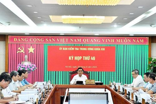 Thông cáo báo chí Kỳ họp thứ 46 của Ủy ban Kiểm tra Trung ương