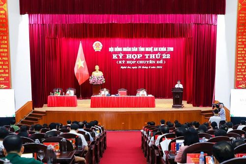 Kỳ họp 22 của HĐND tỉnh Nghệ An thông qua 15 nghị quyết