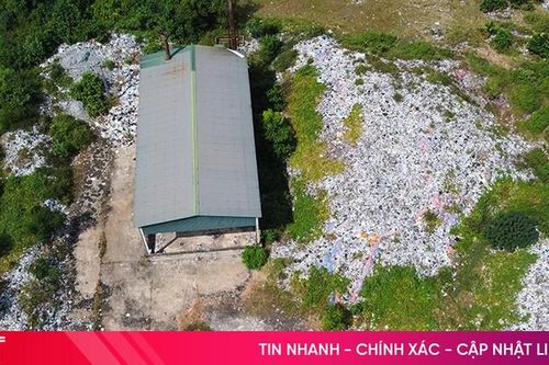 Rác thải 'vây' lò đốt ngưng hoạt động hơn 6 năm ở Đức Thọ