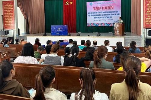 Sơn Hòa (Phú Yên): Tập huấn nâng cao năng lực cho 130 thành viên Tổ truyền thông cộng đồng