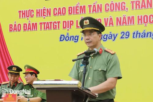 Ra quân thực hiện cao điểm tấn công, trấn áp tội phạm, đảm bảo trật tự an toàn giao thông dịp nghỉ lễ Quốc khánh 2-9
