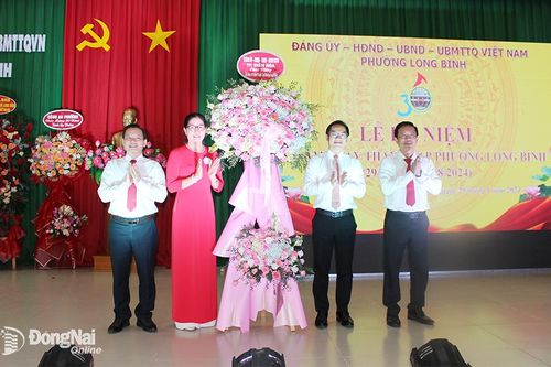 Phường Long Bình kỷ niệm 30 năm thành lập