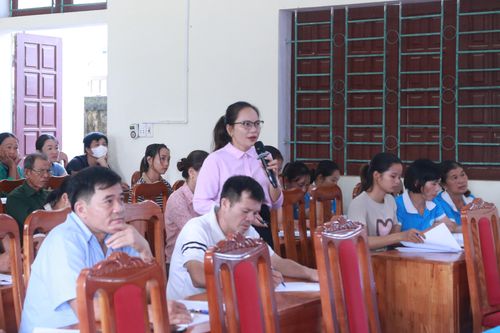 Tập huấn hướng dẫn vận hành tổ nhóm truyền thông cộng đồng tại huyện Tân Sơn