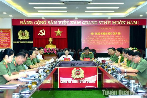 Hội thảo khoa học về công tác bảo đảm an ninh trật tự phục vụ phát triển kinh tế- xã hội vùng Trung du và miền núi Bắc Bộ