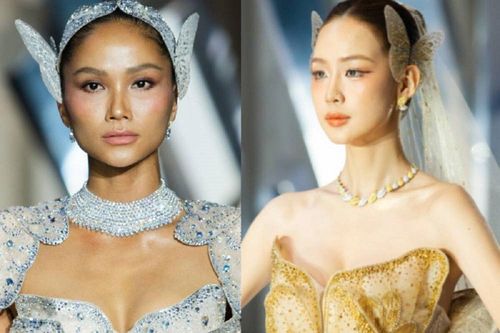 Hoa hậu H'Hen Niê và Bảo Ngọc 'đọ sắc' trên sàn diễn thời trang