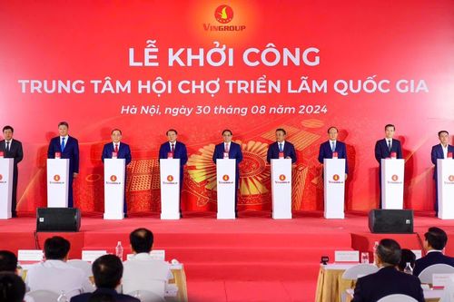 Vingroup khởi công dự án trung tâm triển lãm 90 ha