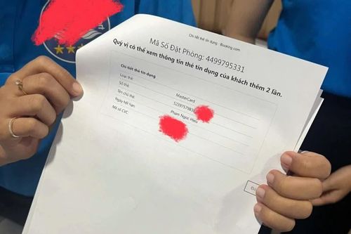 Phản hồi từ khách bị in thông tin thẻ tín dụng khi đặt phòng qua Agoda