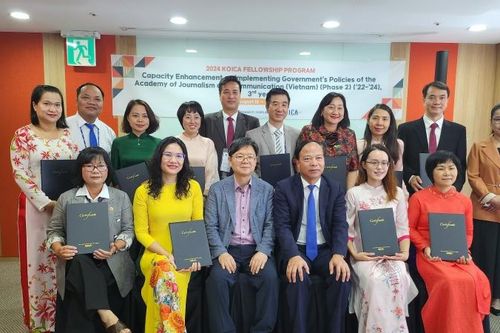 Bế giảng Chương trình tập huấn về truyền thông chính sách của KOICA tại Hàn Quốc