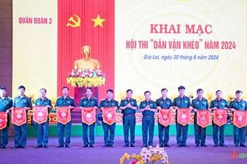 Quân đoàn 3 khai mạc Hội thi 'Dân vận khéo' năm 2024