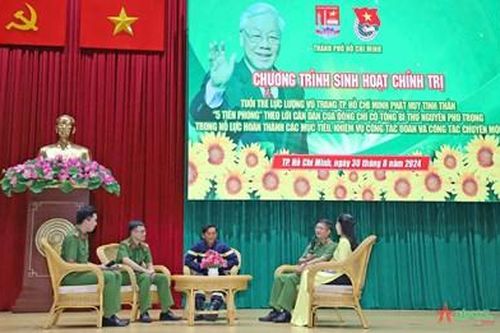 Tuổi trẻ lực lượng vũ trang TP Hồ Chí Minh phát huy tinh thần '5 tiên phong'
