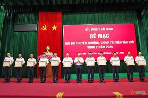 Vùng 2 Hải quân nâng cao năng lực, trình độ thuyền trưởng, chính trị viên tàu
