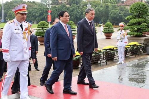 Lãnh đạo Đảng, Nhà nước vào Lăng viếng Chủ tịch Hồ Chí Minh