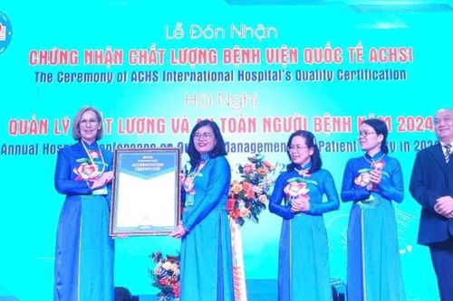 Bệnh viện công lập đầu tiên tại Việt Nam đạt chứng nhận chất lượng quốc tế