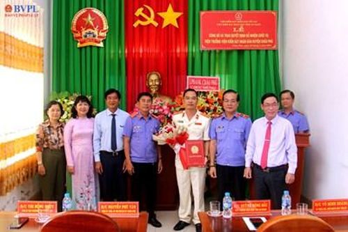 Bổ nhiệm Viện trưởng VKSND huyện Châu Phú