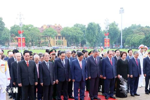 Lãnh đạo Đảng, Nhà nước vào Lăng viếng Chủ tịch Hồ Chí Minh nhân dịp Quốc khánh