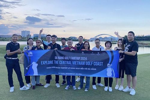 Đoàn Famtrip lữ hành golf quốc tế khảo sát dịch vụ golf tại Đà Nẵng