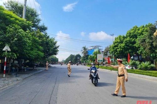 Cảnh sát giao thông Thanh Hóa duy trì làm việc 4 ngày dịp nghỉ lễ Quốc khánh 2/9