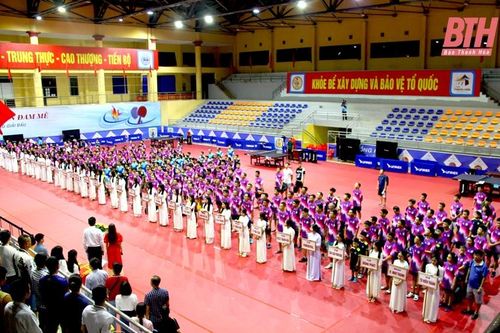 Khai mạc Giải Bóng bàn các CLB tỉnh Thanh Hóa mở rộng 2024