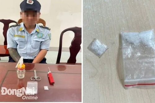 Nhân viên bảo vệ công ty buôn bán ma túy bị bắt