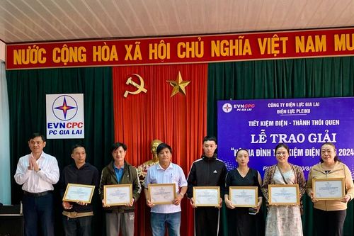 240 hộ gia đình đạt danh hiệu 'Hộ gia đình tiết kiệm điện năm 2024'