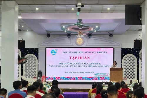 500 học viên được bồi dưỡng, củng cố, cập nhật, nâng cao năng lực tổ truyền thông cộng đồng