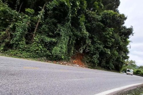 Điểm sạt lở trên đèo Bảo Lộc đã được khắc phục