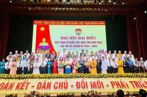 Đại hội Đại biểu Mặt trận Tổ quốc Việt Nam tỉnh Bình Định lần thứ XII thành công tốt đẹp
