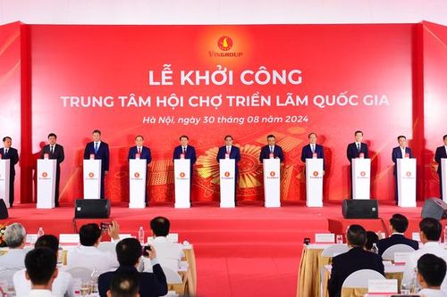 Thủ tướng dự lễ khởi công Trung tâm Hội chợ Triển lãm quốc gia tại Đông Anh, Hà Nội