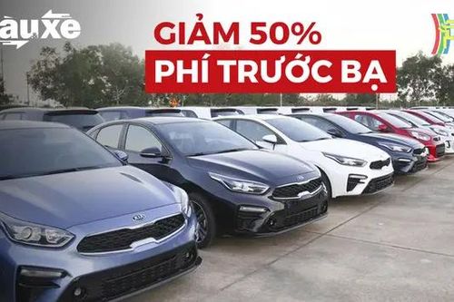 Giảm 50% phí trước bạ với ô tô trong nước từ 1/9 | Bản tin Tàu và Xe | 30/08/2024