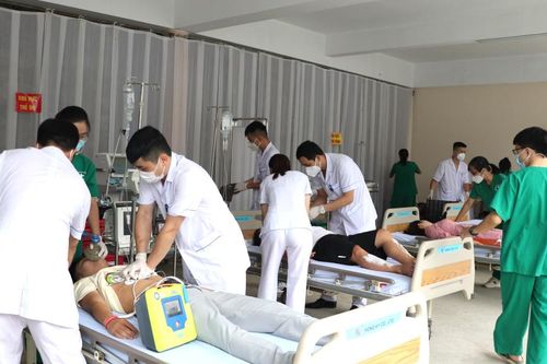 Diễn tập các phương án bảo đảm y tế phục vụ Hội nghị quốc tế lần thứ 8