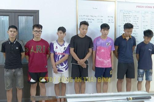Khởi tố nhóm thanh niên ở Thái Bình cầm hung khí đi giải quyết mâu thuẫn