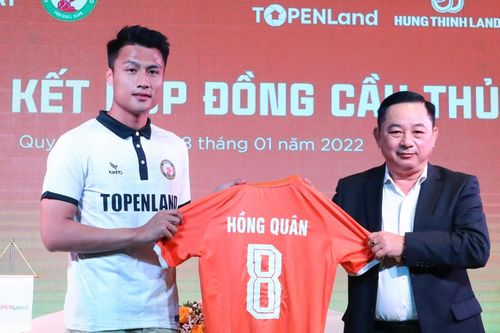 Mạc Hồng Quân tiếp tục khoác áo CLB Bình Định