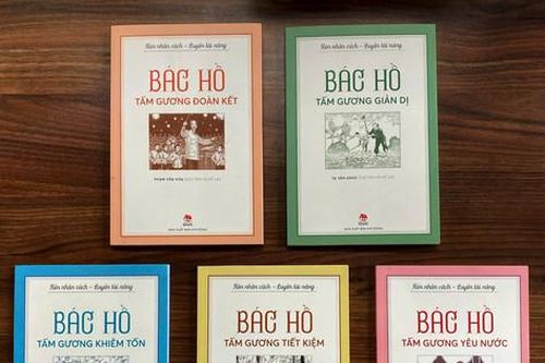Bộ sách mới về Bác Hồ dành cho độc giả thiếu nhi