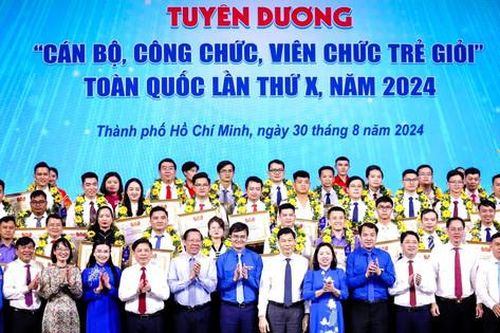 Tuyên dương 85 cán bộ, công chức, viên chức trẻ giỏi toàn quốc năm 2024