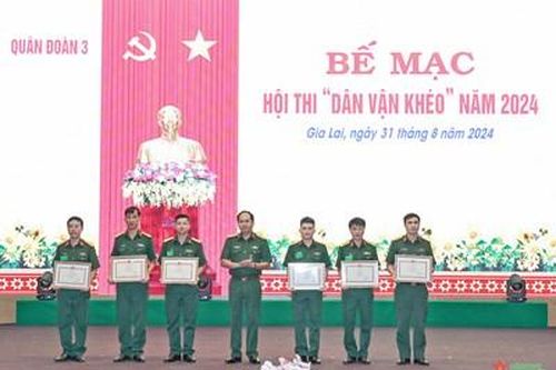 Hội thi 'Dân vận khéo' của Quân đoàn 3 ấn tượng, sâu sắc
