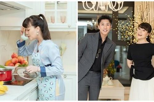Cuộc sống của Vân Dung và con trai trong căn hộ cao cấp