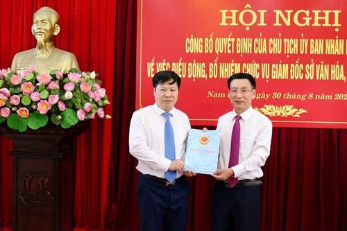 Nam Định có tân Giám đốc Sở Văn hóa Thể thao và Du lịch