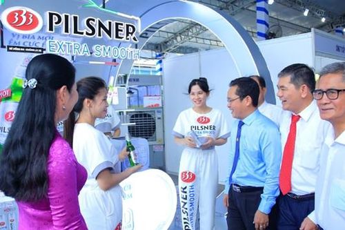 Bia 333 Pilsner gây ấn tượng tại Ngày hội kết nối thương hiệu