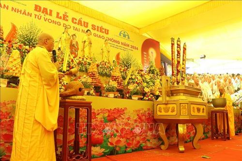 Đại lễ cầu siêu các nạn nhân tử vong do tai nạn giao thông