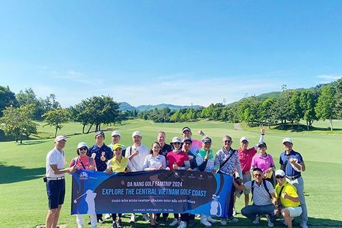 Đoàn famtrip lữ hành quốc tế khảo sát du lịch golf tại Đà Nẵng
