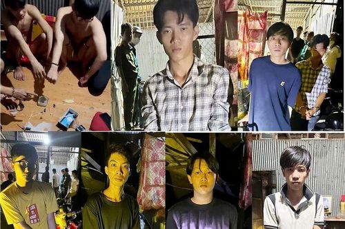 Trong đêm, bắt quả tang 10 thanh, thiếu niên tổ chức sử dụng ma túy