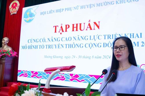 Nâng cao năng lực triển khai mô hình tổ truyền thông cộng đồng tại Mường Khương