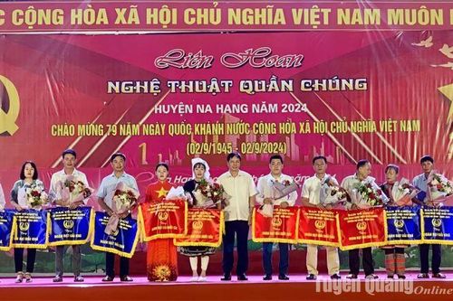 Liên hoan nghệ thuật quần chúng huyện Hàm Yên, Na Hang năm 2024
